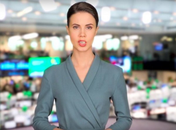 Сбербанк представил СМИ виртуальную телеведущую (ВИДЕО)