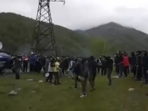 Опубликовано видео столкновения чеченцев со спецназом в Грузии