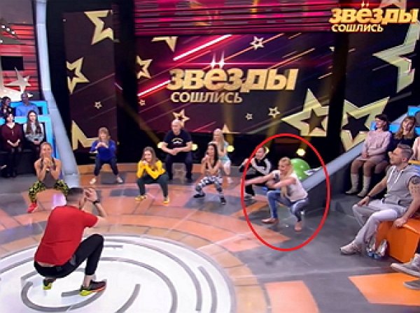 Волочкова развеселила студию НТВ, рухнув на глаза у зрителей на шоу Кудрявцевой