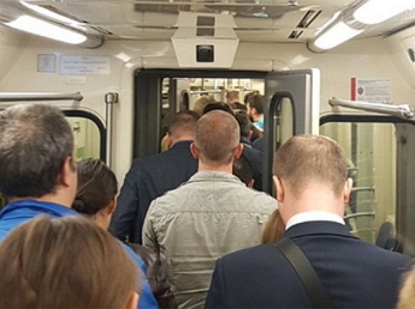 Три поезда застряли в тоннеле метро Москвы: видео с места аварии появилось в Сети