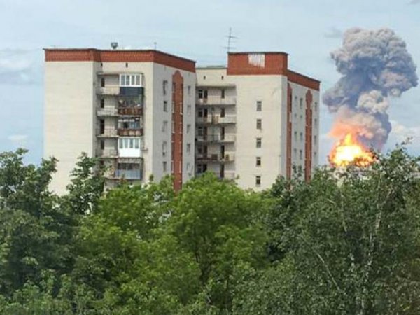 Взрыв в Дзержинске 1 июня на оборонном заводе попал на видео