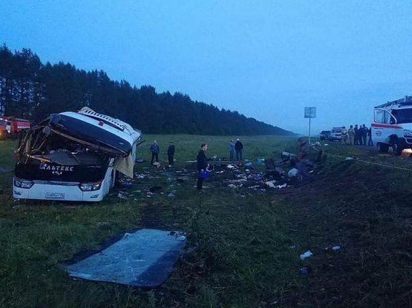 Авария с автобусом в Башкирии: 6 погибших (ВИДЕО)