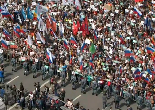 В Москве прошел митинг на Сахарова