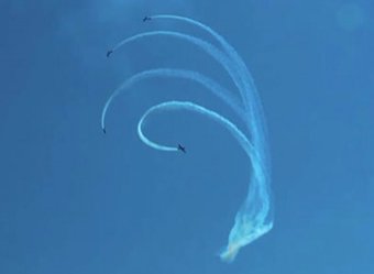 Видео новой фигуры высшего пилотажа Пропеллер от российских летчиков выложили в Сеть
