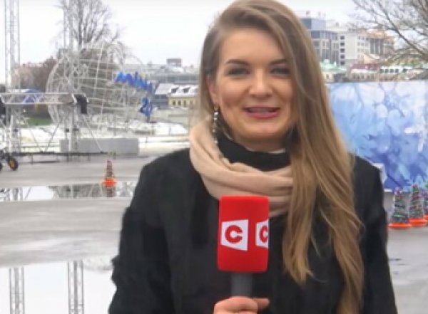 Зрителей озадачил эфир с "пьяной" белорусской журналисткой (ВИДЕО)