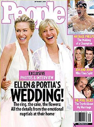 Главная лесби-пара Америки сочеталась браком