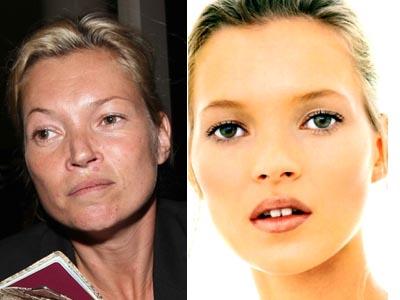 Супермодели без грима