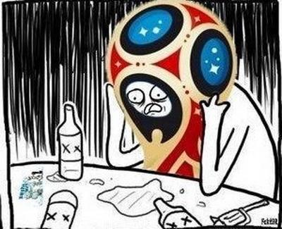 Бритва, картина Мунка и другие фотожабы на эмблему ЧМ-2018