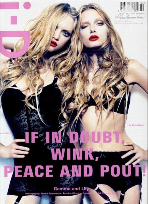 Лучшие обложки модных журналов за 2008 год