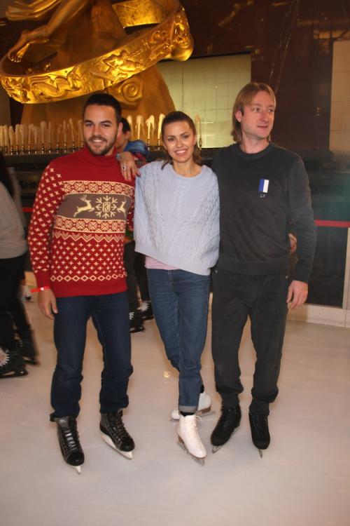 Евгений Плющенко устроил мастер-класс для всех желающих