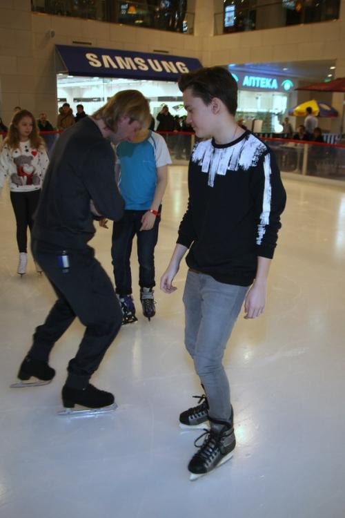 Евгений Плющенко устроил мастер-класс для всех желающих