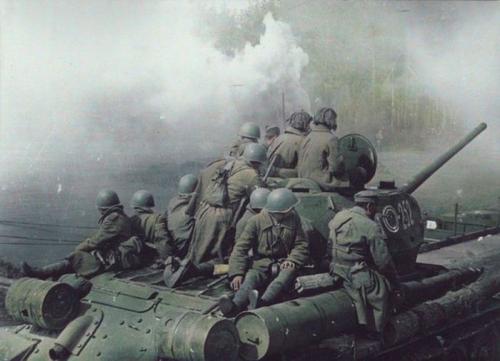 Уникальные цветные фото времен второй мировой войны