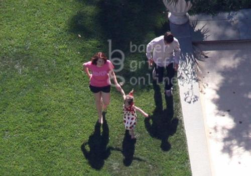 Самая красивая малышка Голливуда отметила трехлетие