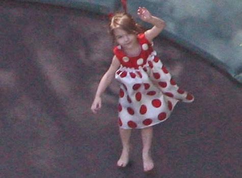 Самая красивая малышка Голливуда отметила трехлетие