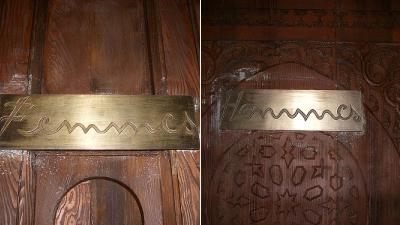 Необычный дизайн туалетных указателей