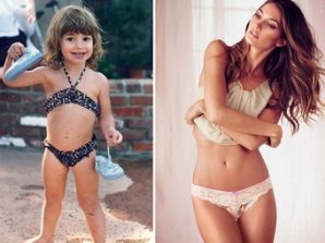 Супермодели выкладывают детские фото в Instagram