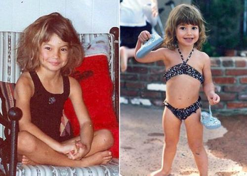 Супермодели выкладывают детские фото в Instagram