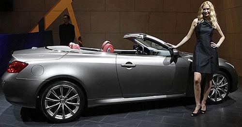 Женевский автосалон заполонили  девушки