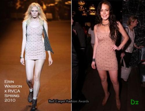 Звезды копируют подиум