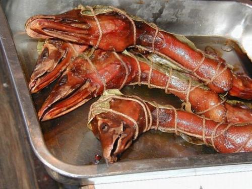 Экзотический фаст-фуд на улицах мира