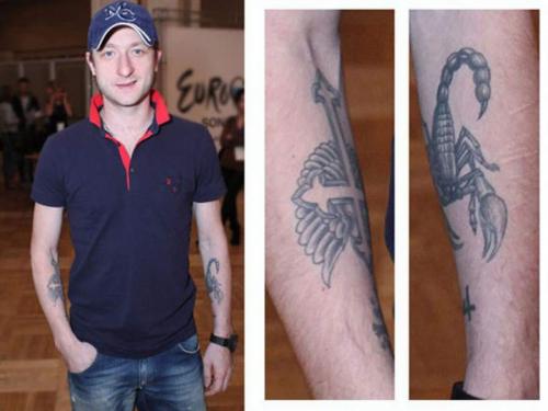 Татуировки российских звезд, которые мало кто видел