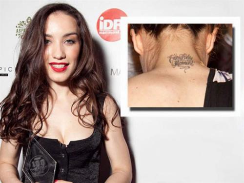 Татуировки российских звезд, которые мало кто видел