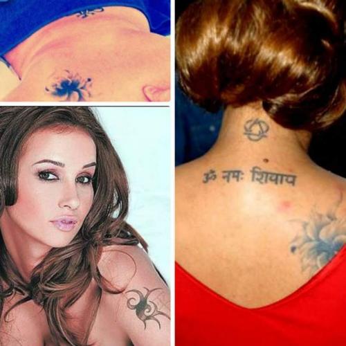 Татуировки российских звезд, которые мало кто видел