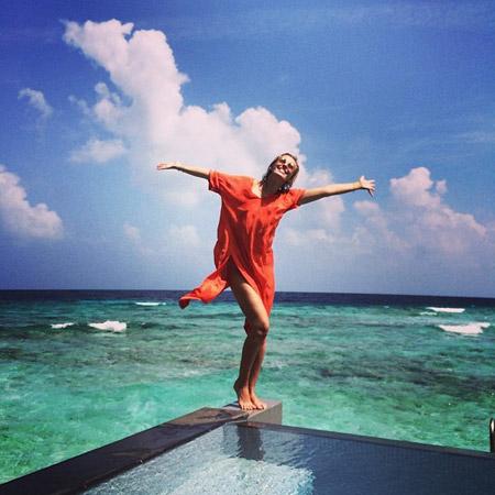 Как отдыхают российские звезды на Мальдивах