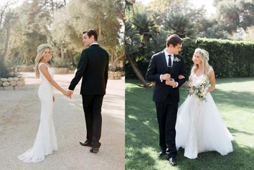 Эшли Тисдейл и Кристофер Френч Звезда диснеевских фильмов - Эшли Тисдейл вышла замуж за своего бойфренда-музыканта Кристофера Френча 8 сентября этого года.