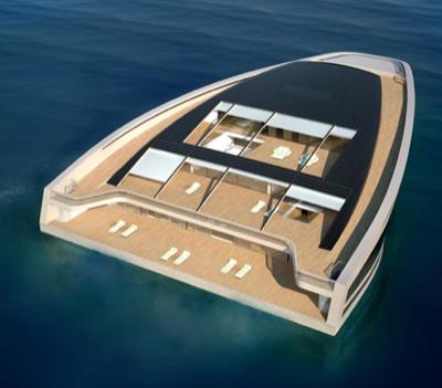 Яхту превратят в плавающий остров