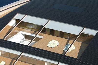 Яхту превратят в плавающий остров