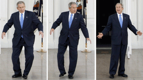 8-летнее правление Буша подходит к концу: фотоальбом не для всех