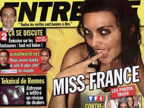 Мисс Франция-2008 может потерять корону из-за откровенных снимков