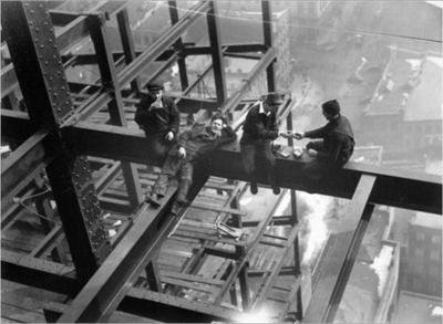 Как строили небоскребы в США в 1930-е годы