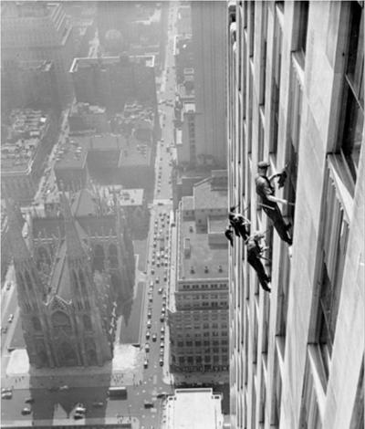 Как строили небоскребы в США в 1930-е годы