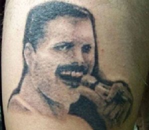 Новый тренд: татуировки с лицами звезд