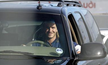 Бэкхем подарил себе новенький Бентли