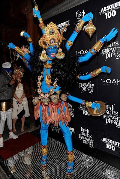 Хайди Клум — ежегодная звезда Хэллоуинов