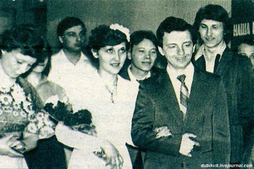 Свадебные фото советских рок звезд