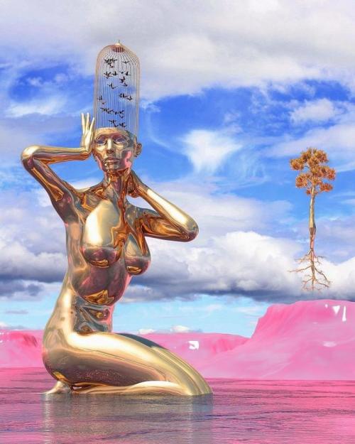 Футуристические 3D-скульптуры от Чада Найта