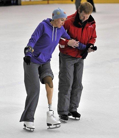 Бывшая жена Маккартни встала на коньки