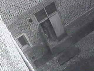 Призрак замка Хэмптон-корт засняла камера наблюдения