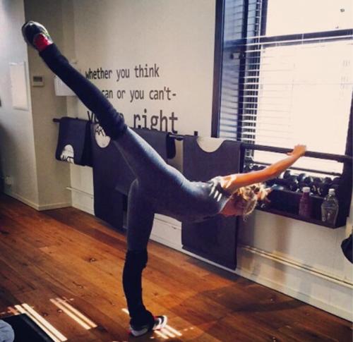 Знаменитости в спортзале