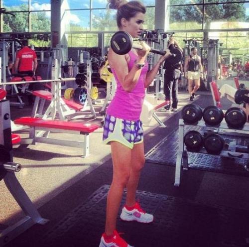 Знаменитости в спортзале