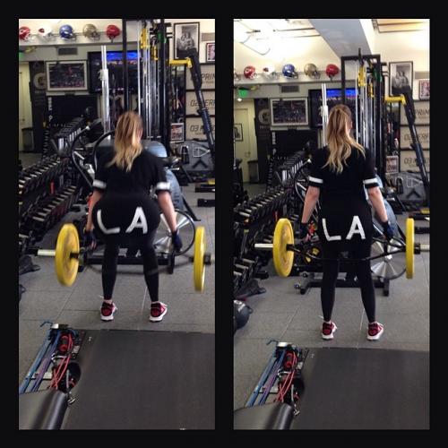 Знаменитости в спортзале