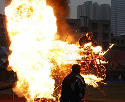 Чудеса на мотобайке