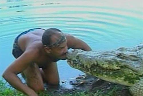 Сентиментальный крокодил срывает апплодисменты