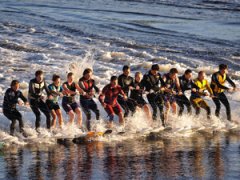 Катер и 145 воднолыжников установили новый мировой рекорд