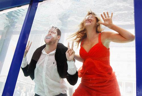 В Австралии прошёл  подводный показ мод