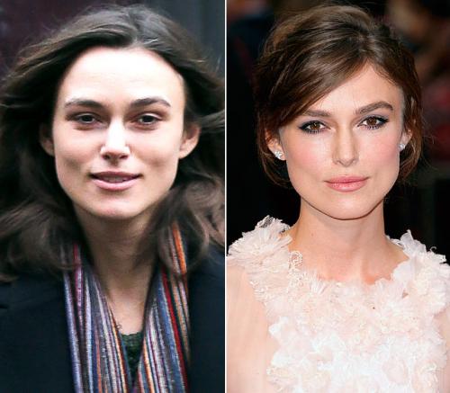 Знаменитости без макияжа и после. Часть 2